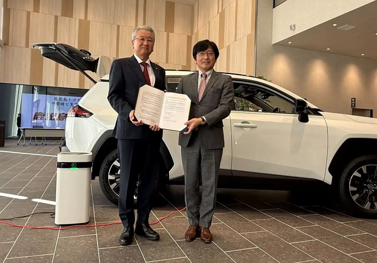 【株式会社エアドッグジャパン】 鹿児島トヨタと「平常時と災害時における空気清浄機の活用に関する協定」を締結