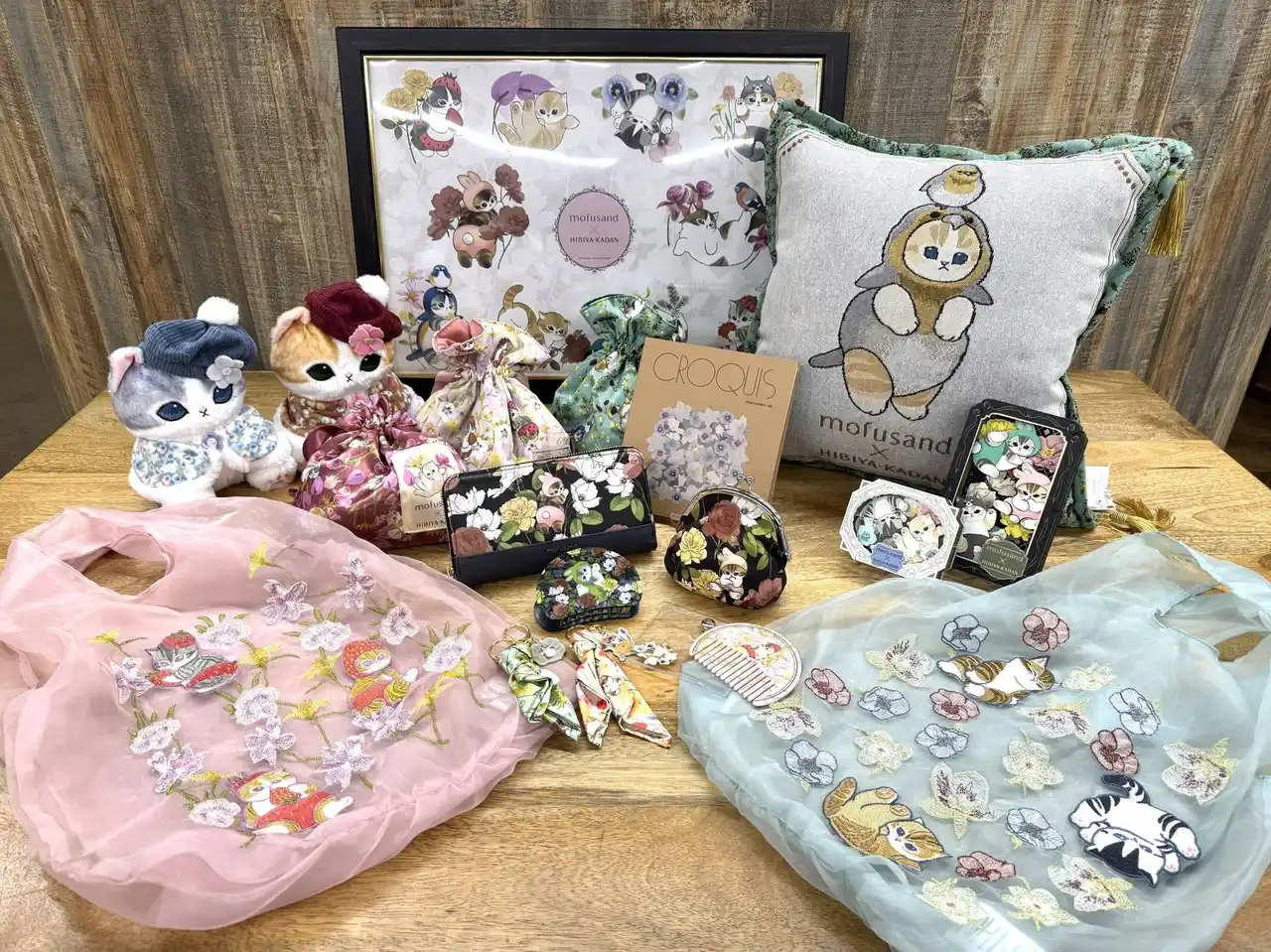 mofusand×日比谷花壇、初のコラボレーションが実現！フローリストが描く「花屋さんのお花柄」とキュートなにゃんこが出会う新シリーズ