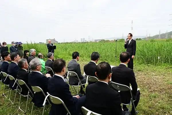 【高槻市】 雅楽を支える篳篥用ヨシの育成事業開始を記念し高槻市で式典開催