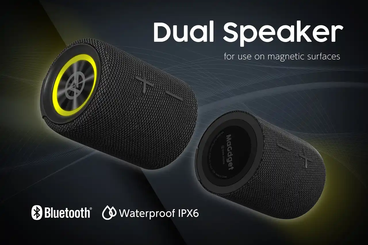 【MaGdget】 クラウドファンディングで大きな反響を呼んだ「MaGdget Dual Speaker」の一般販売が開始！
