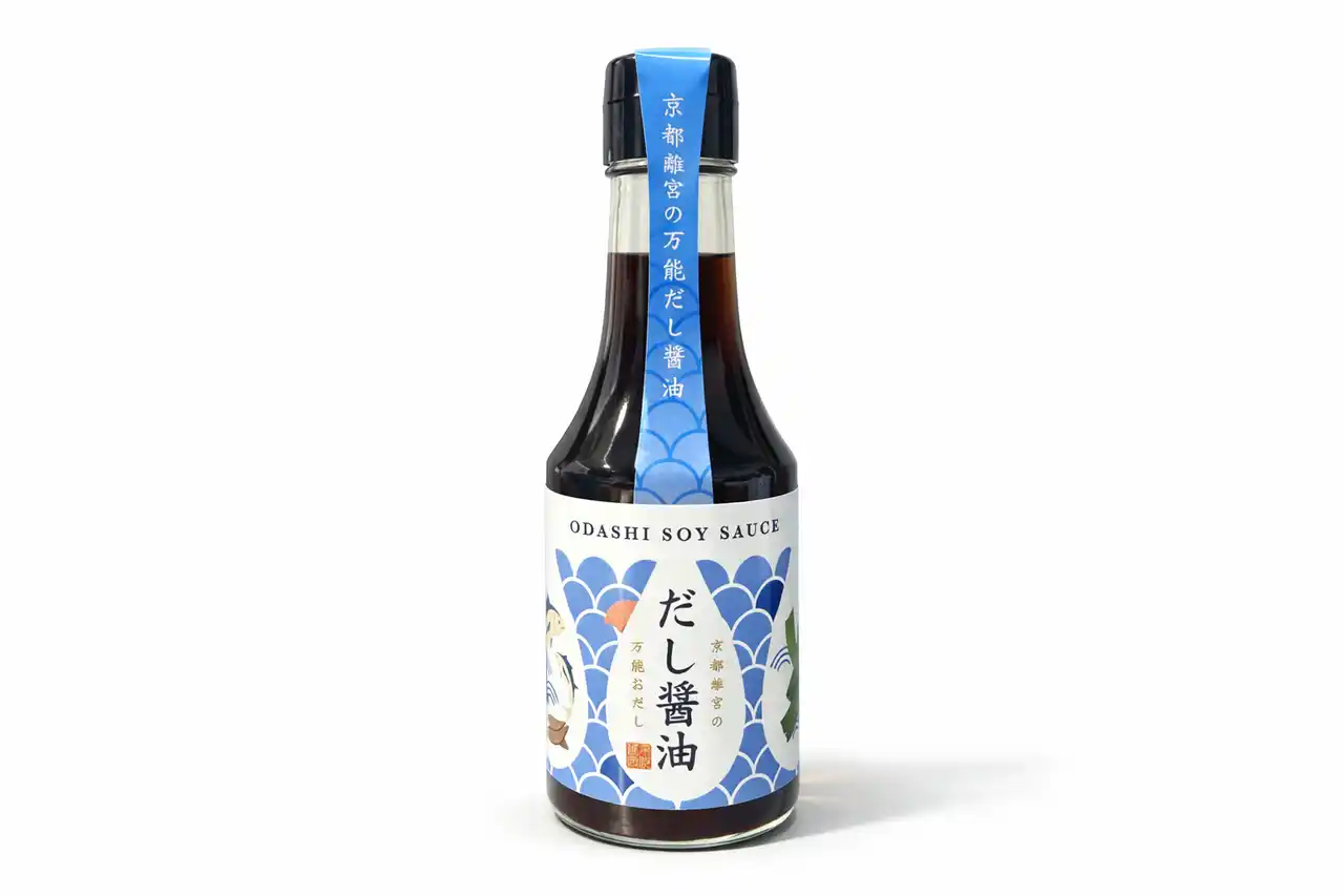 ≪1月24日「すき焼きの日」に新発売≫日本初のおだしのテーマパーク京都離宮が贈る、白だしを使わず本枯節と利尻昆布から引いた“出汁が主役”の「離宮のだし醤油」