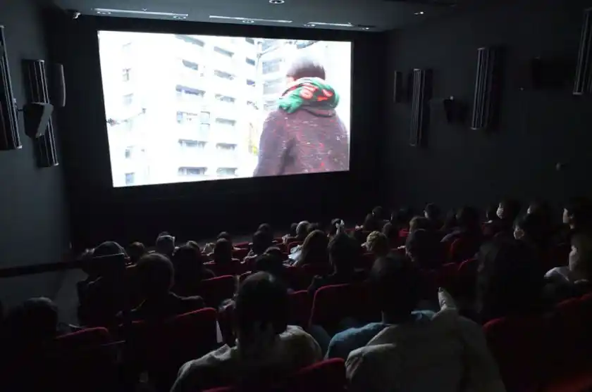 昨年の卒業・修了制作展の様子 映像学科