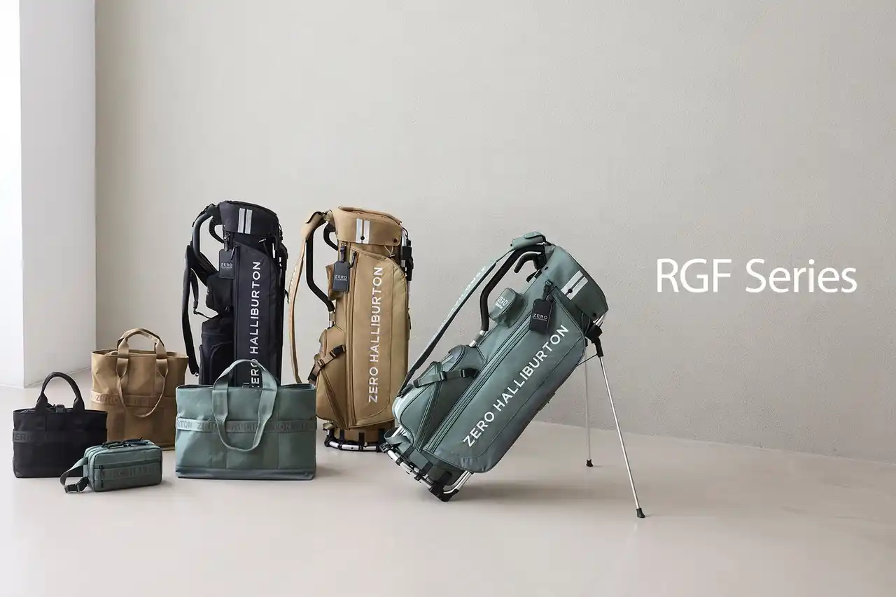 【エース株式会社】 「ZERO HALLIBURTON」より、手元操作でスタンドが開く軽量キャディバッグ誕生