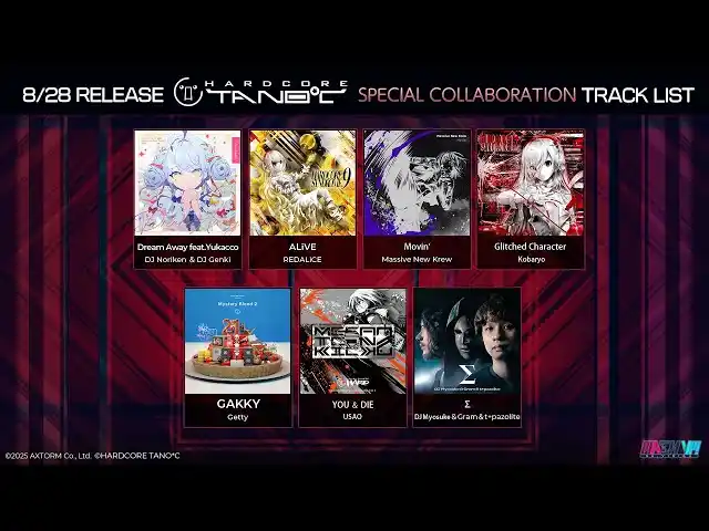 PC向けリズムゲーム『MASH VP! Re:VISION』が「HARDCORE TANO*C」とコラボ！8月28日（木）よりDLC発売＆ゲーム内イベント開催！記念セールも開始！