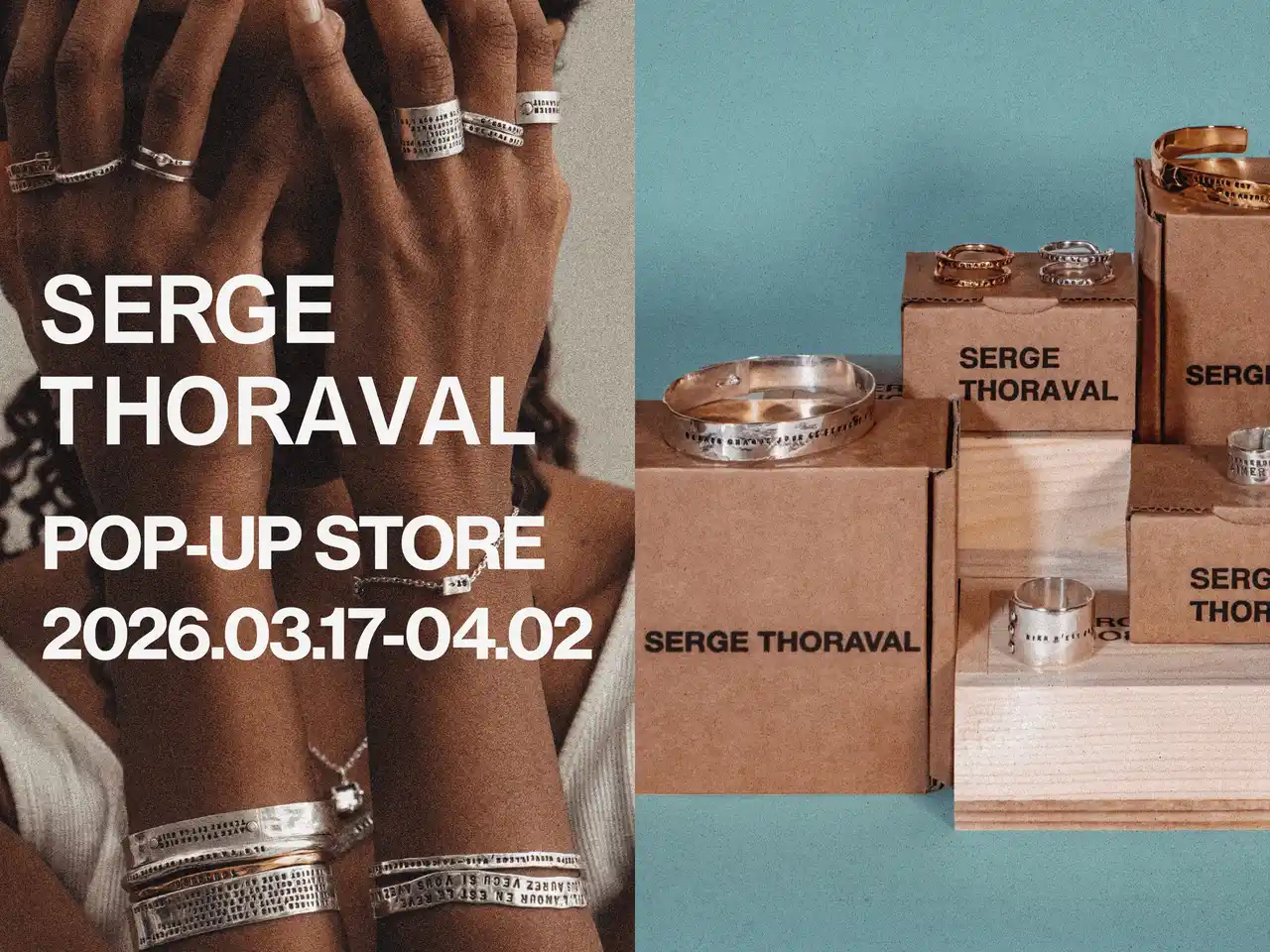 【アッシュ・ペー・フランス株式会社】 渋谷スクランブルスクエアにてパリ発ジュエリーブランド「SERGE THORAVAL」ポップアップイベント開催。26SS新作に加え、『新世紀エヴァンゲリオン』コラボレーションジュエリーを限定展開。