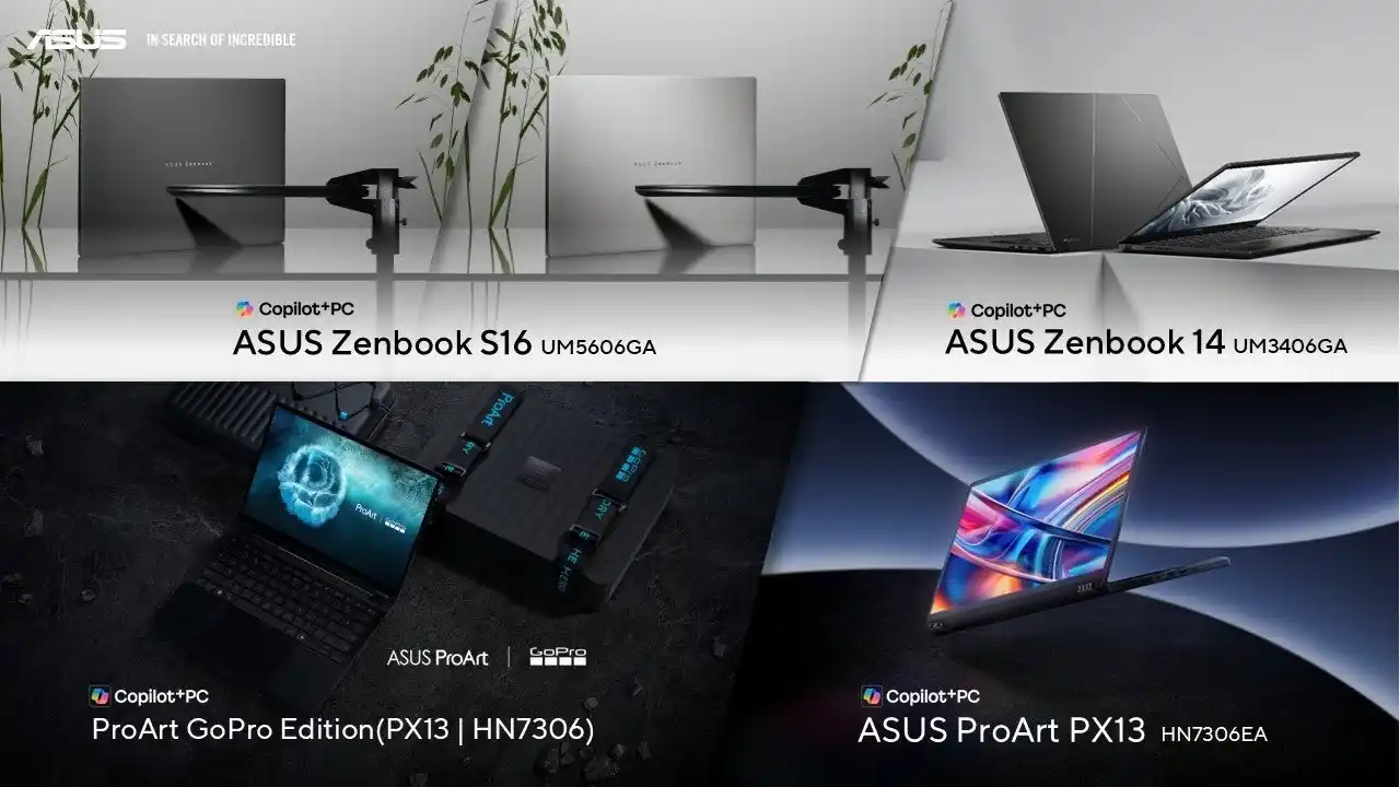 【ASUS JAPAN株式会社】 最新のAMD Ryzen(TM) AI 400シリーズ搭載「ASUS Zenbook」シリーズ「ProArt GoPro Edition(PX13 | HN7306)」など4製品7モデル発表