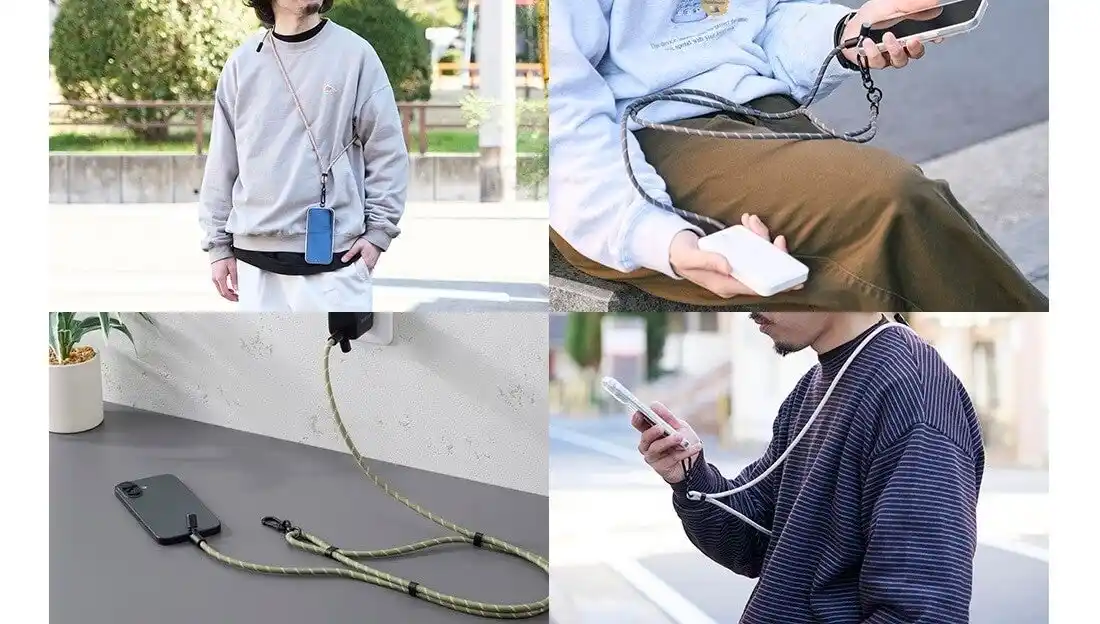 【エレコム株式会社】 荷物を減らせる2in1タイプ！ストラップにも充電ケーブルにもなるUSBケーブルショルダーストラップを新発売