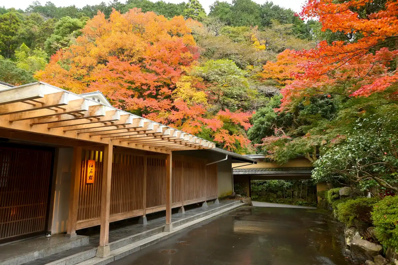 【奥湯河原温泉 海石榴 つばき】渓谷を染める紅葉とともに過ごす秋～早期優待プランのご案内～
