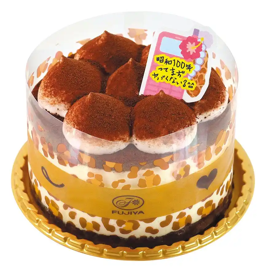 2025年は昭和100年！ 時代を彩るケーキを発売 不二家洋菓子店「昭和100年記念 思い出のファッションケーキ」企画第3弾「1990's ティラミスケーキ」