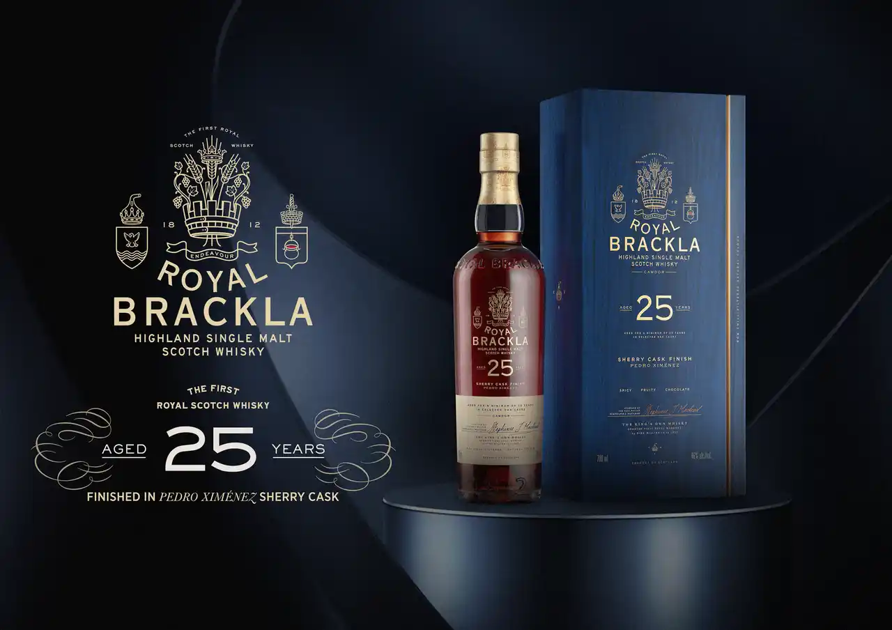 【バカルディ・ジャパン株式会社】 プレミアム シングルモルト スコッチウイスキーのロイヤル・ブラックラ 25年が2026年4月21日から数量限定で発売開始。