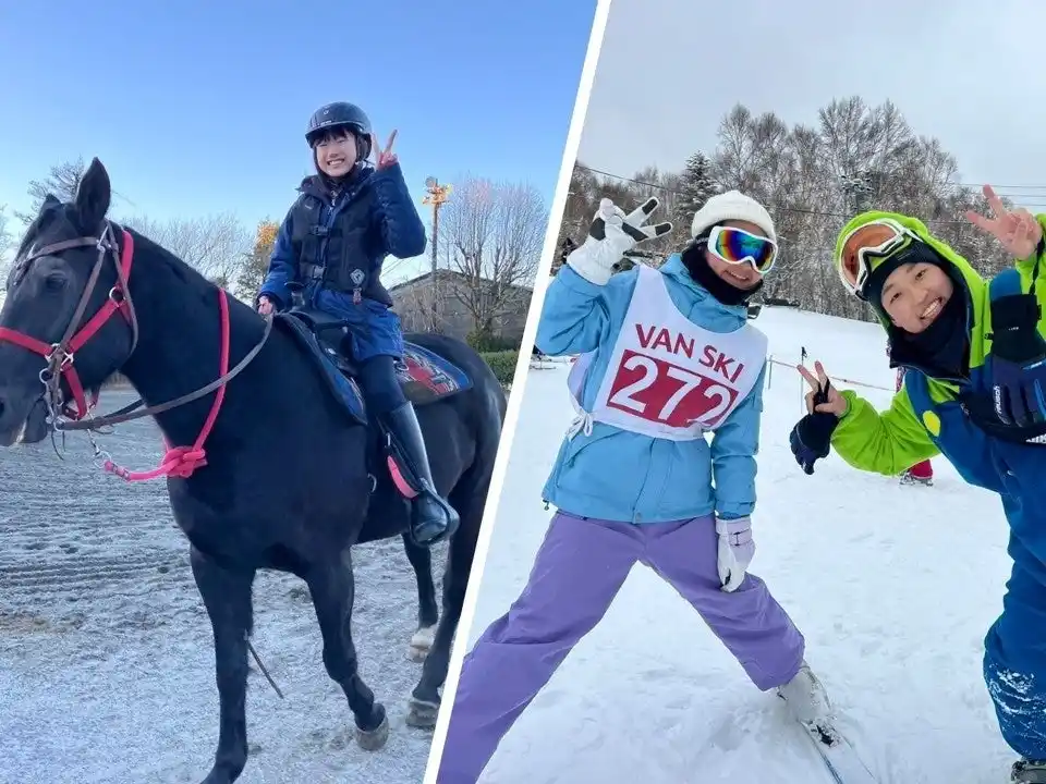 【株式会社リソー教育グループ】 【こどもの休日の過ごし方】ウエスタン乗馬体験スクール（アルテミス編）× STSスキースクール