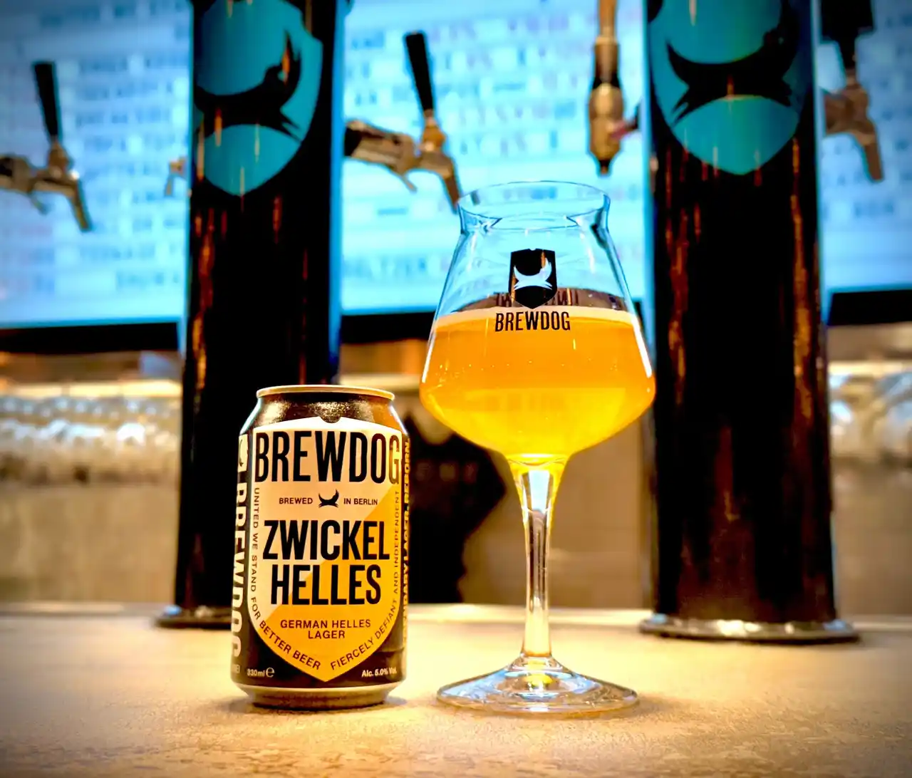 英国No.1クラフトビールブランドBREWDOGの新商品がドイツ・ベルリン工場から日本初上陸！ドイツ伝統のへレススタイルの「ZWICKEL HELLES（ツヴィッケル ヘレス）」