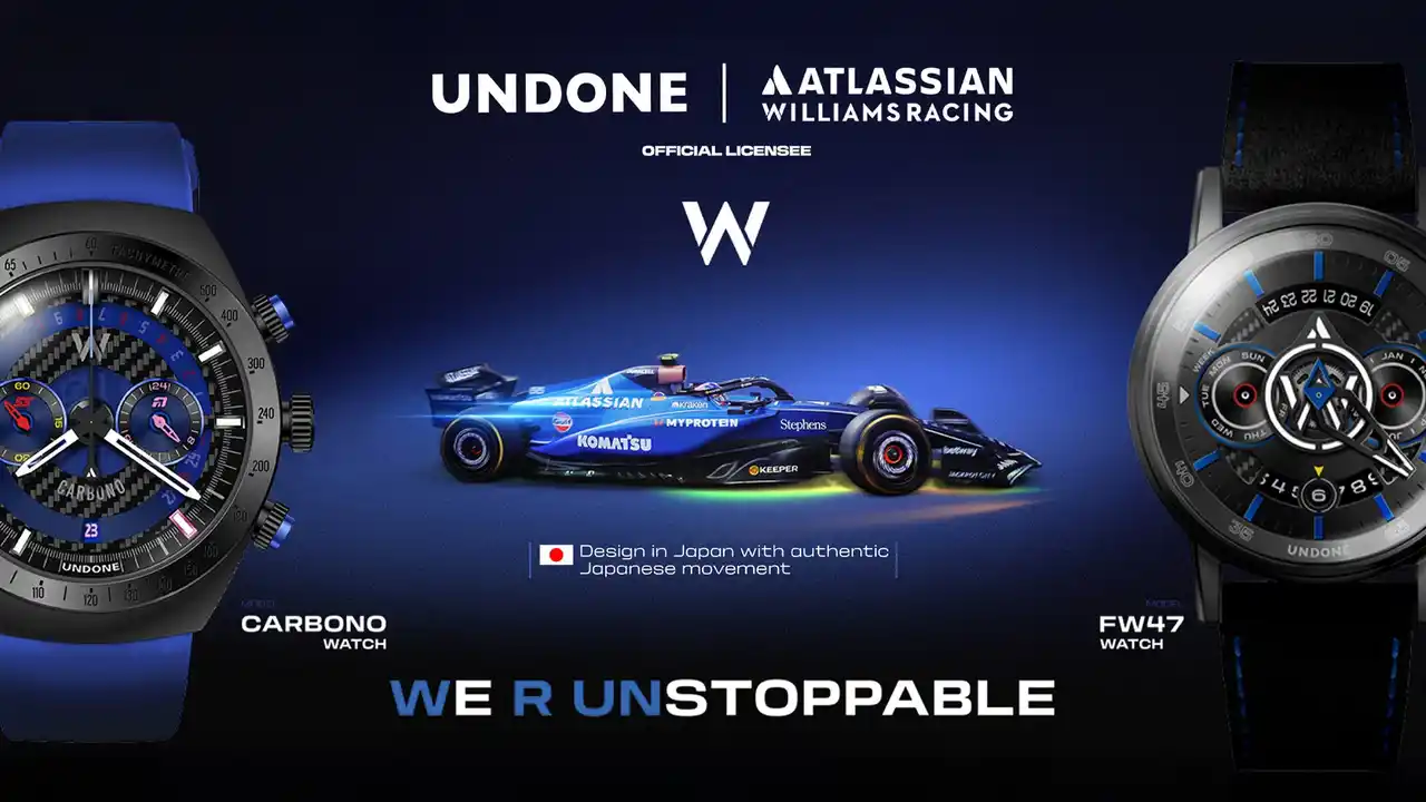 【株式会社UNDONE JAPAN】 F1名門ウィリアムズとUNDONEが初コラボ