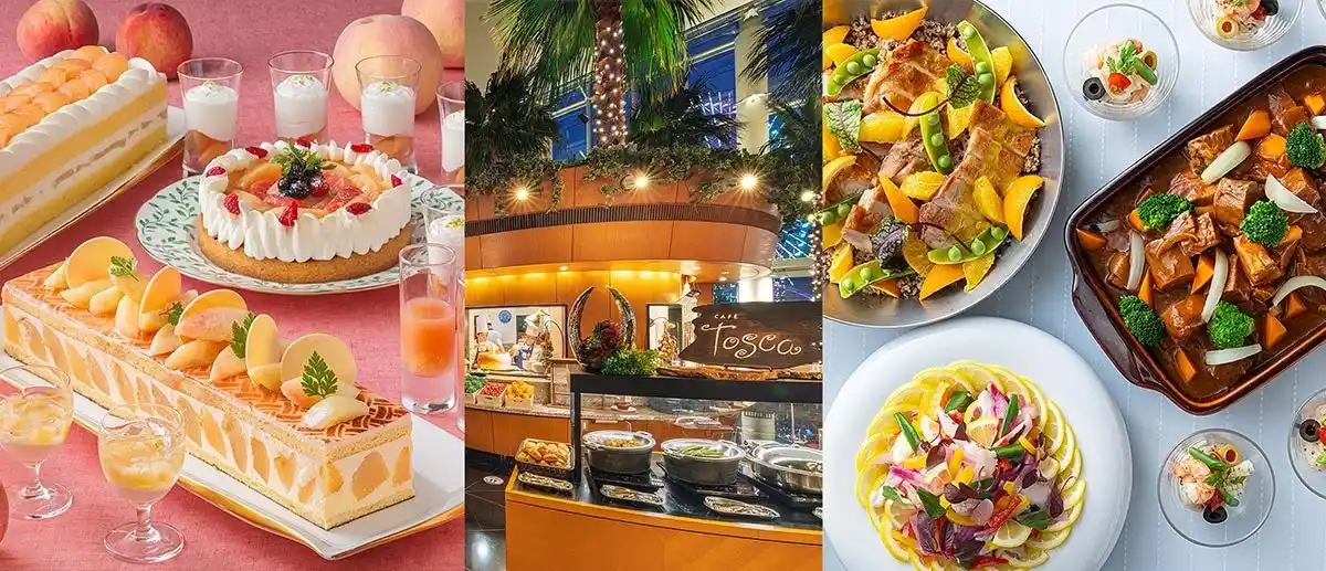 【横浜ベイホテル東急】即日完売した“桃スイーツブッフェ”と夏ブッフェが一夜限りのコラボ！生演奏と夜景が彩る“美食の夏フェス”を8月14日に開催