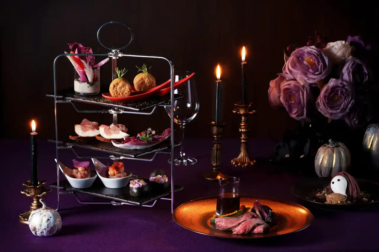 秋の味覚を、優美なハロウィンカラーで期間限定「Halloween High Tea(ハロウィン ハイティー)」発売【ウェスティンホテル仙台】