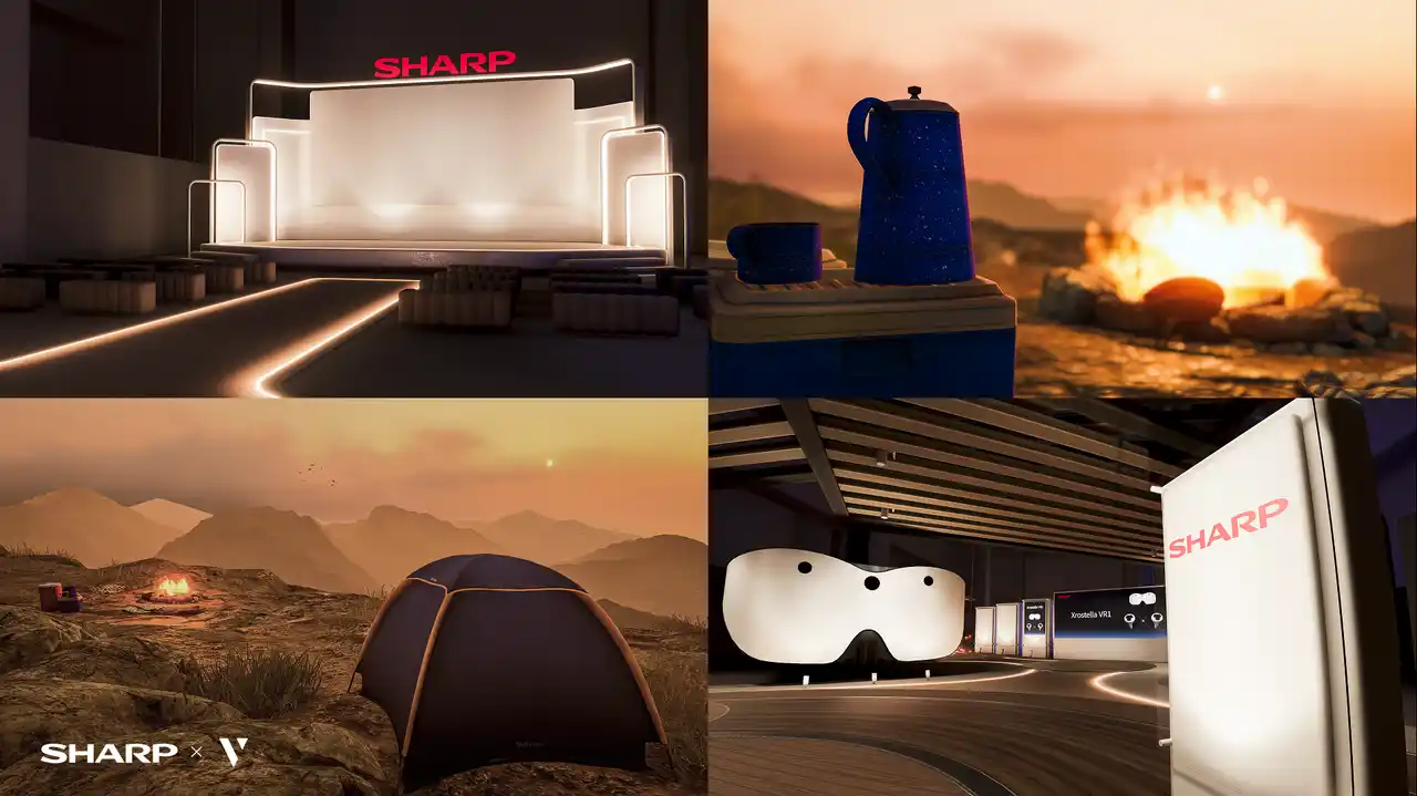 【株式会社V】 シャープのVRChat特設ワールドを株式会社Vが制作・技術支援
