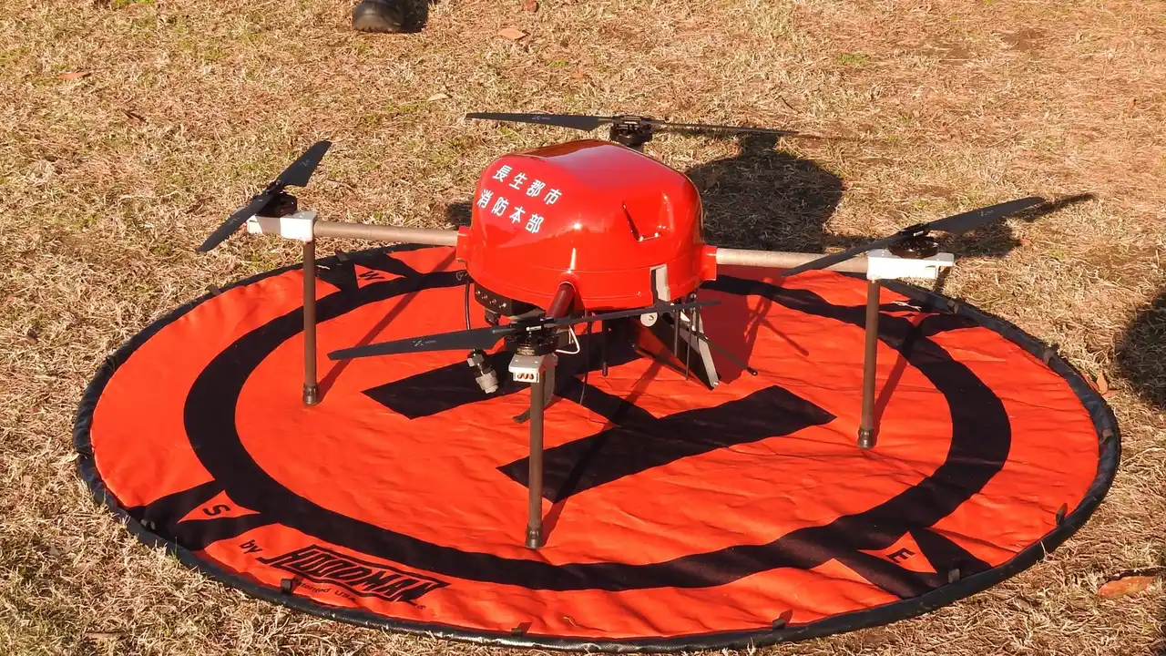 【双葉電子工業】　長生郡市広域市町村圏組合消防本部に「災害対応ドローン」を納入