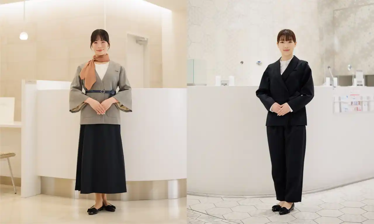 【株式会社アンドエスティHD】 「アンドエスティ」が「ルミネ」「ニュウマン」コンシェルジュの新制服をサステナブル素材と普遍的なデザインでプロデュース