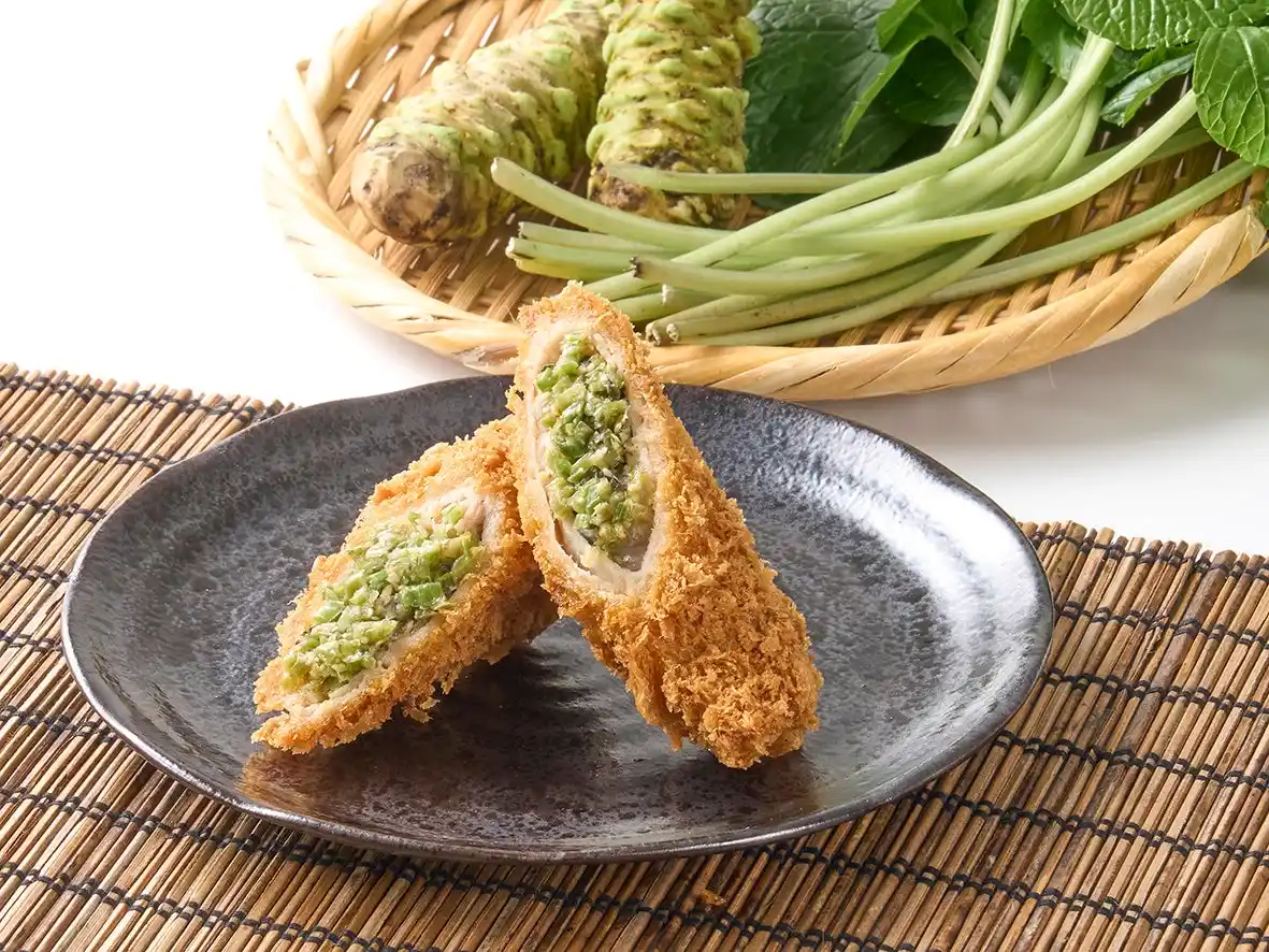 【井筒まい泉株式会社】 「安曇野産茎わさびの巻きかつ」を7/30(水)より期間限定販売　～「夏のミックスフライ弁当」も同日より発売開始～