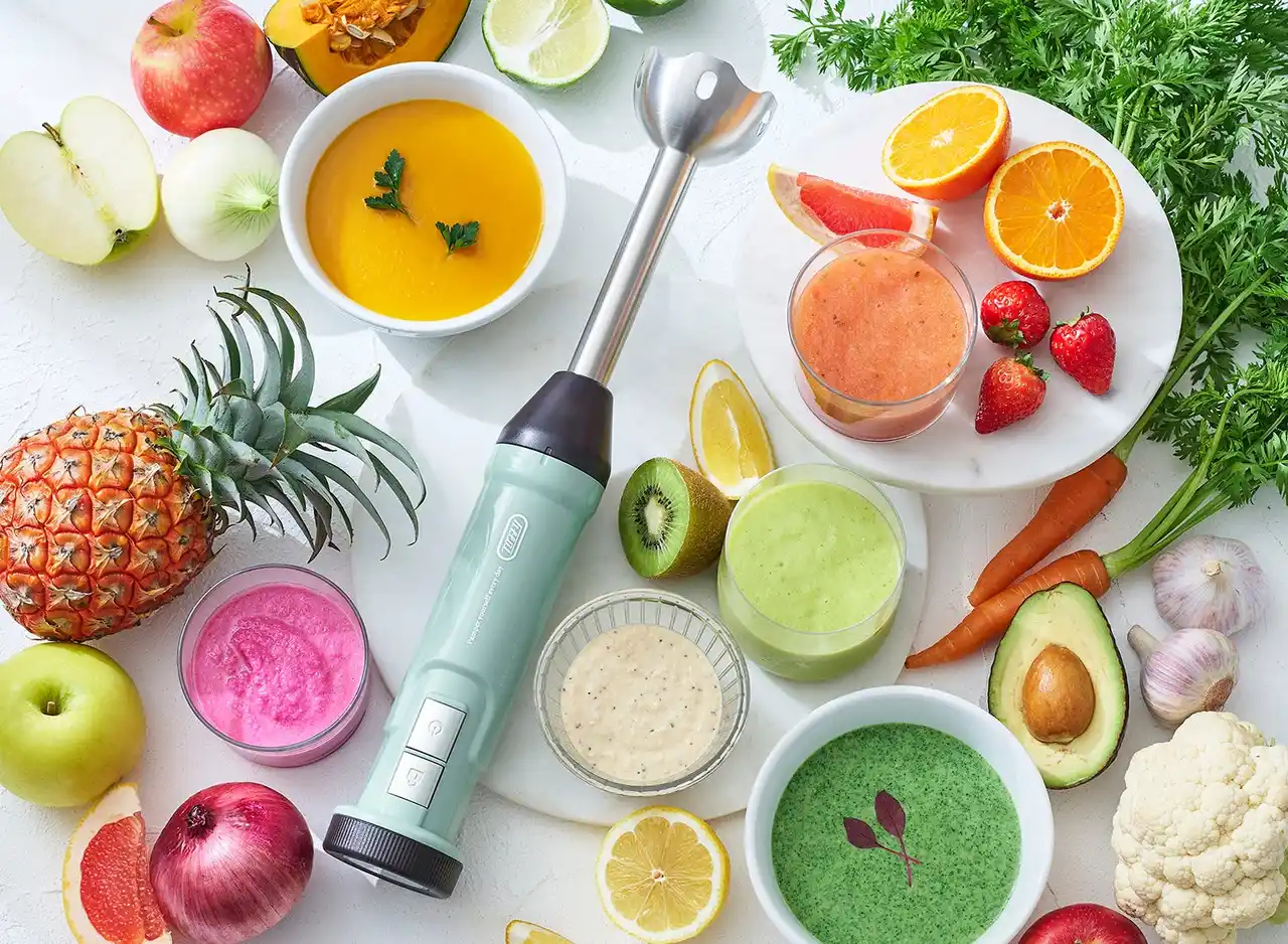 【株式会社ラドンナ】 USB充電式でコードレス！キッチンや食卓など場所を選ばず快適に使える「Toffy コードレスハンドブレンダー」発売