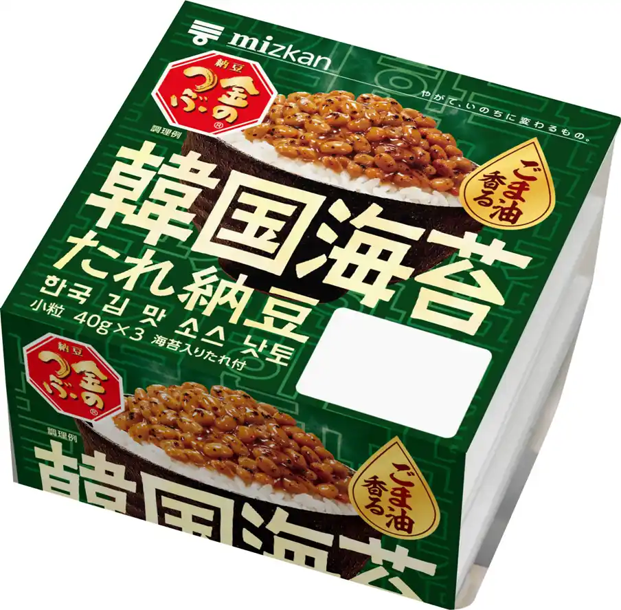 【株式会社Mizkan Holdings】 ご好評につき「金のつぶ ごま油香る韓国海苔たれ納豆」販売エリア拡大