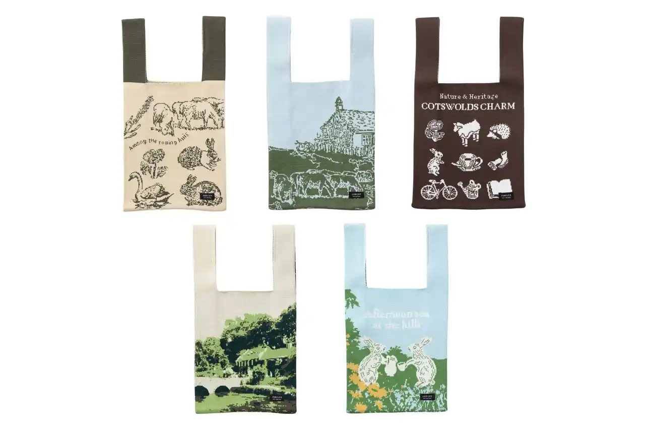 【株式会社H.I.T.】 【英国ファン必見】雑貨ブランド「Jubilee」からイギリス・湖水地方モチーフのニットバッグが登場