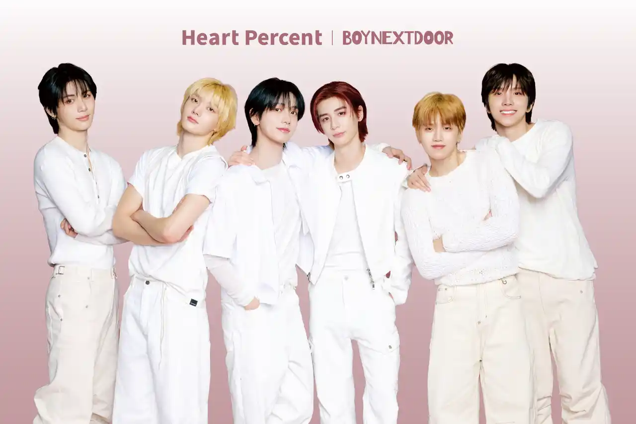 【株式会社月架世交易】 韓国コスメブランド「HeartPercent (ハートパーセント)」、BOYNEXTDOOR がモデル就任！