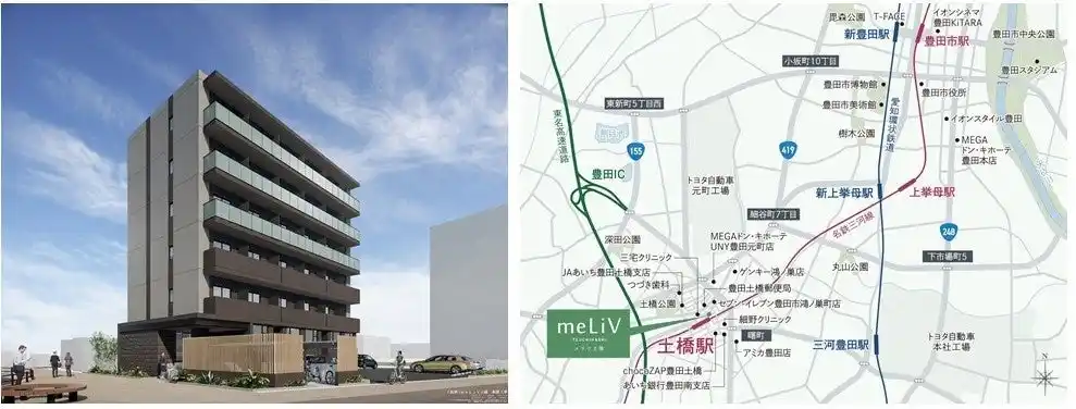 【名古屋鉄道株式会社】 賃貸レジデンス「meLiV土橋」が竣工します