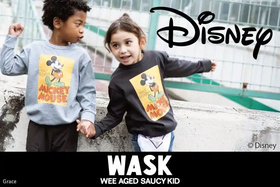 【株式会社ベベ】 子供服ブランド「WASK(ワスク、株式会社べべ)」より、「ミッキーマウス」コレクションが新登場!!