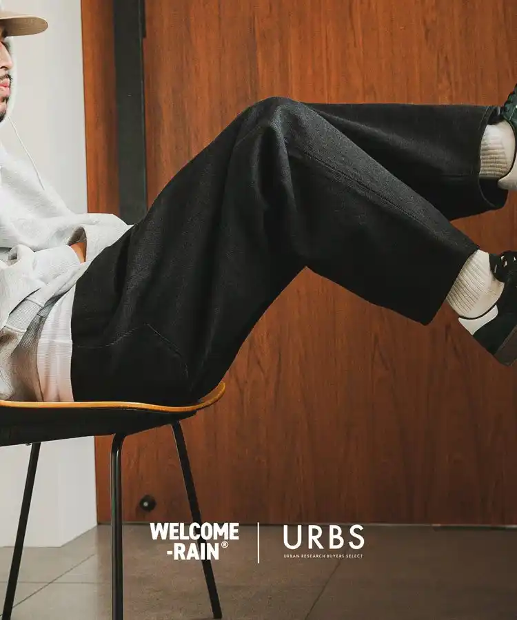【（株）アーバンリサーチ】 オールブラックなデニム WELCOME-RAIN × URBS