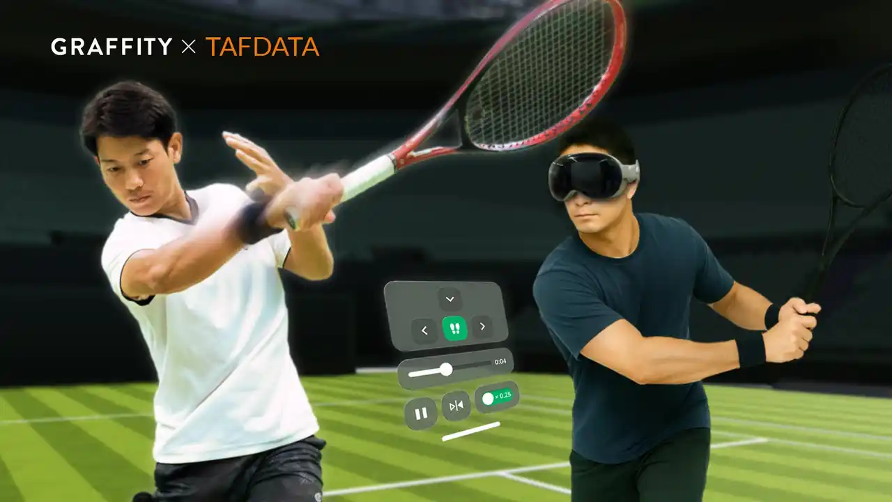 【Graffity株式会社】 ARエンタメのGraffity、TAFDATAとApple Vision Proを活用した次世代トレーニング体験の実証実験を実施