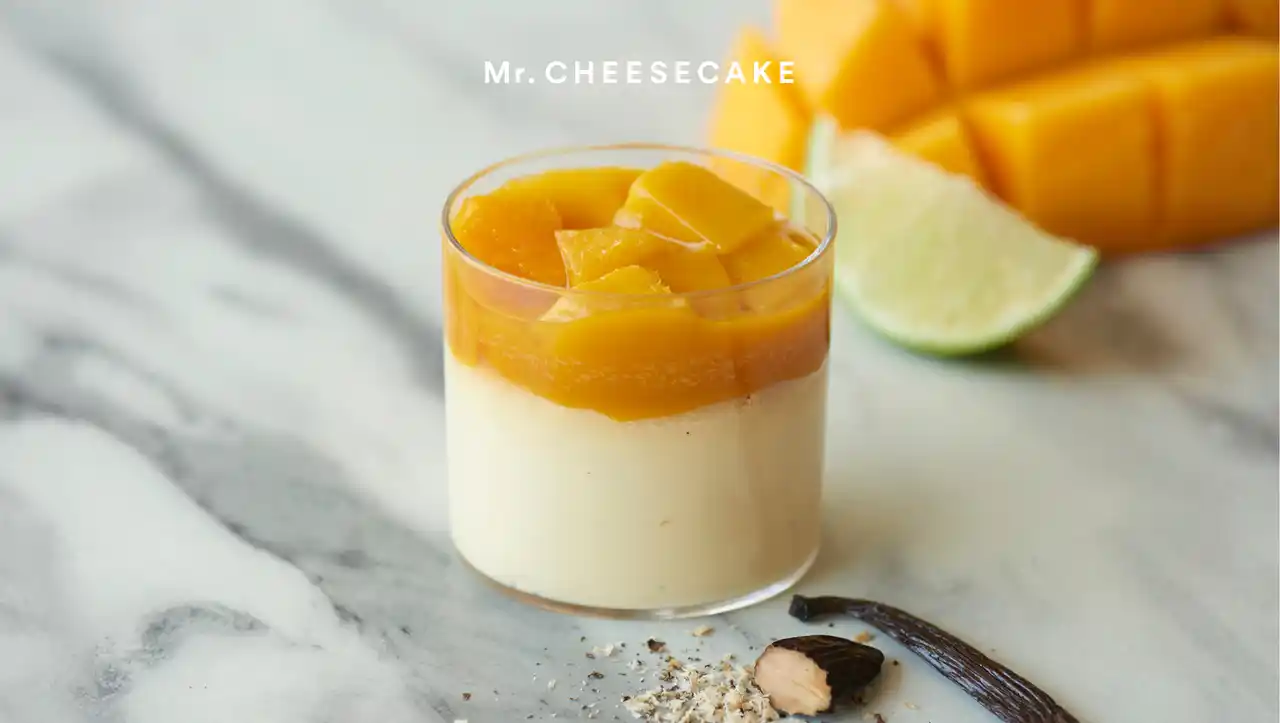 【株式会社 Mr. CHEESECAKE】 Mr. CHEESECAKEから濃厚なチーズケーキと夏が旬のマンゴーが織りなす「Mr. CHEESECAKE Petit Classic with Mango / S」が登場！