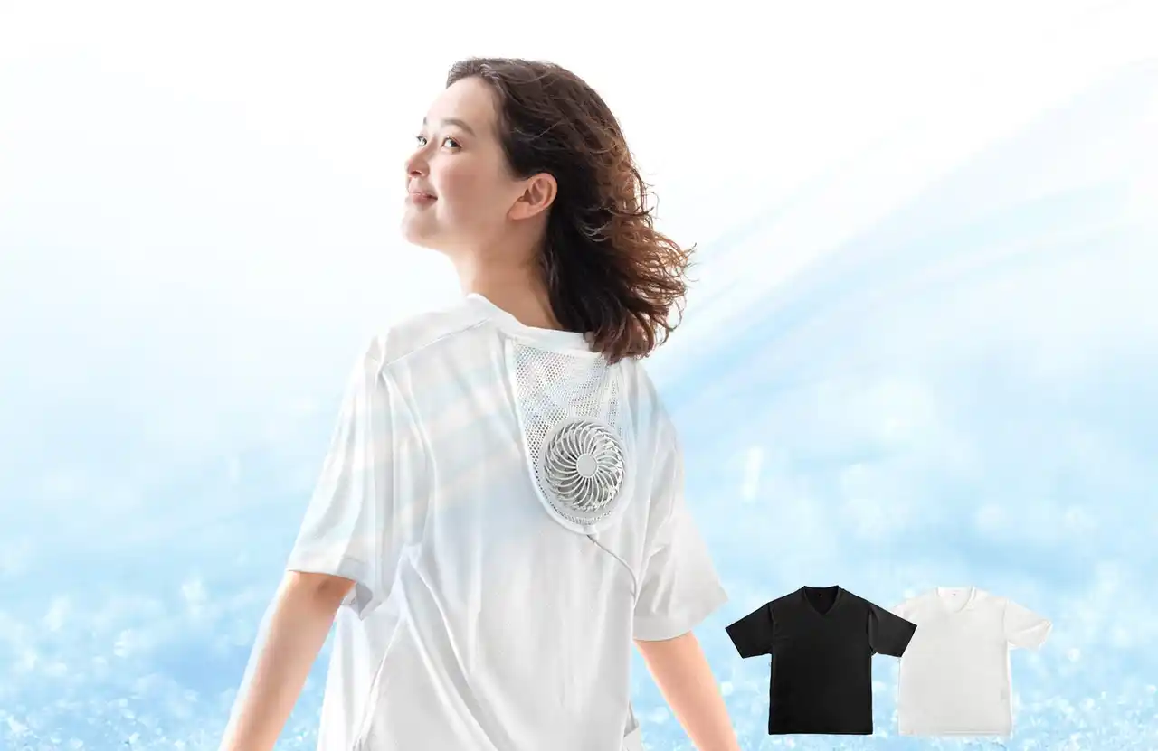 【タンスのゲン】 背中の空気を循環させて夏のレジャーシーンを快適に『もはや、エアコン。(R)さらひやシャツ』を新発売！