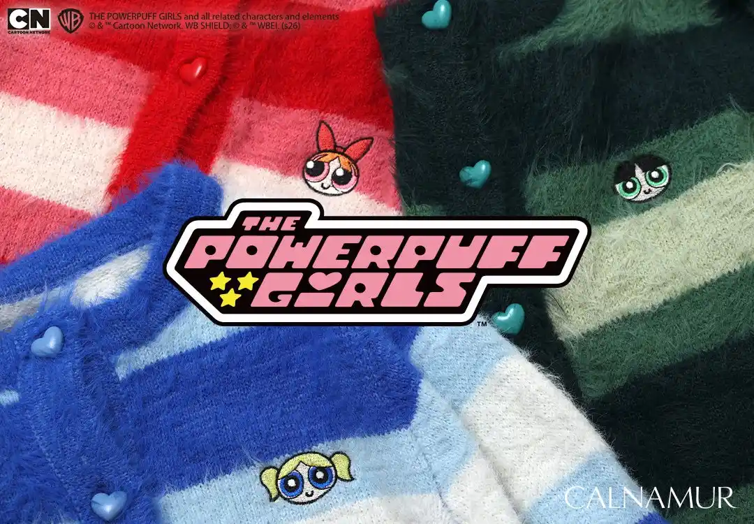 【MARK STYLER】 「CALNAMUR」によるパワーパフ ガールズの初コレクション！2月10日(火)より販売開始