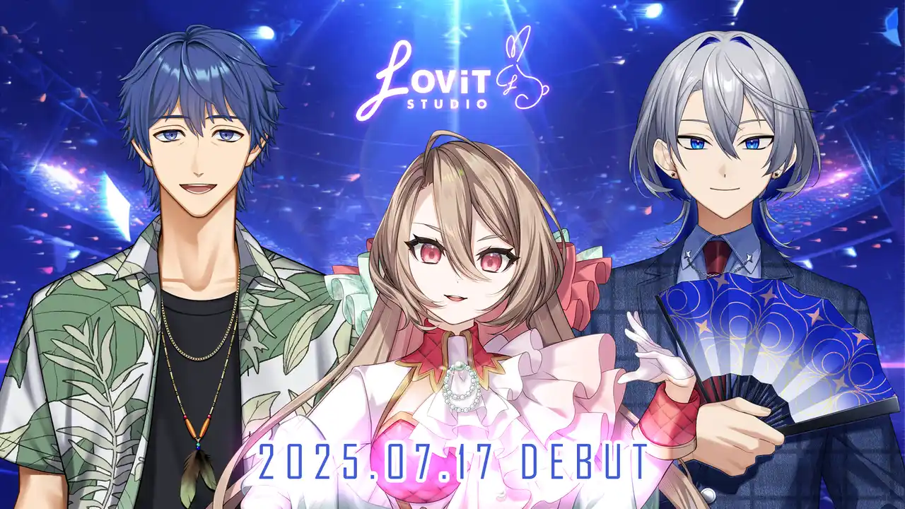 今回からラビスタ8期生が配信デビュー！芸人とVライバーの二刀流、優雅系人情派な姉御肌、マッスルエンターテイナーの3名が本日7月17日（木）に初配信