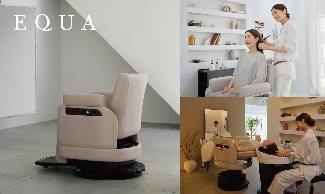 【タカラベルモント株式会社】 心地よさの本質。居心地と使い心地を兼ね備えた、多機能チェア上位モデル「EQUA(エクア)」2025年12月8日発売