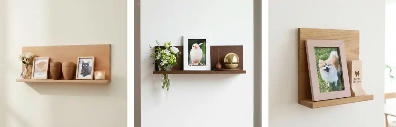 【koborebi】写真と、花と、想いを壁に。ペットとの記憶をそっと飾る〈Wall Altar〉シリーズを新たに販売