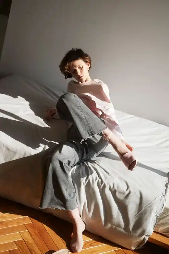 Sheer Loose High Socks1