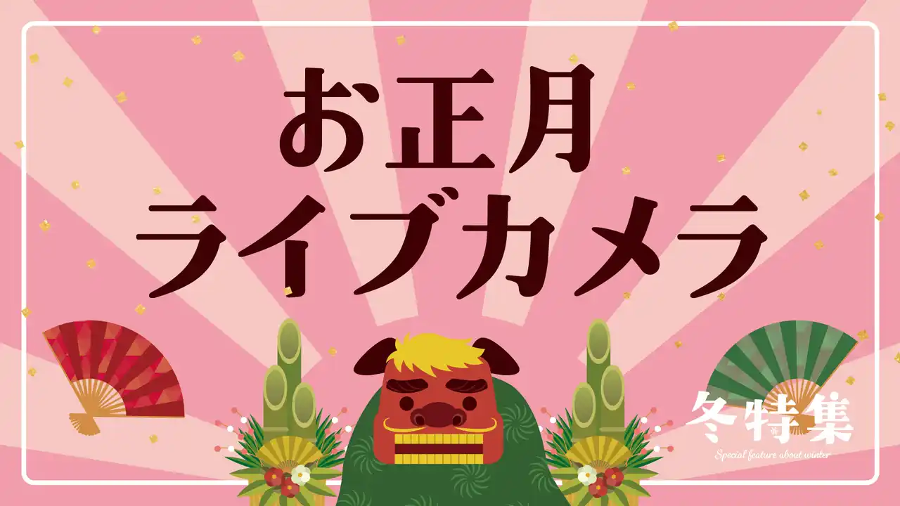 【株式会社ニューメディア】 全国各地の初日の出・初詣スポットの模様をライブ配信