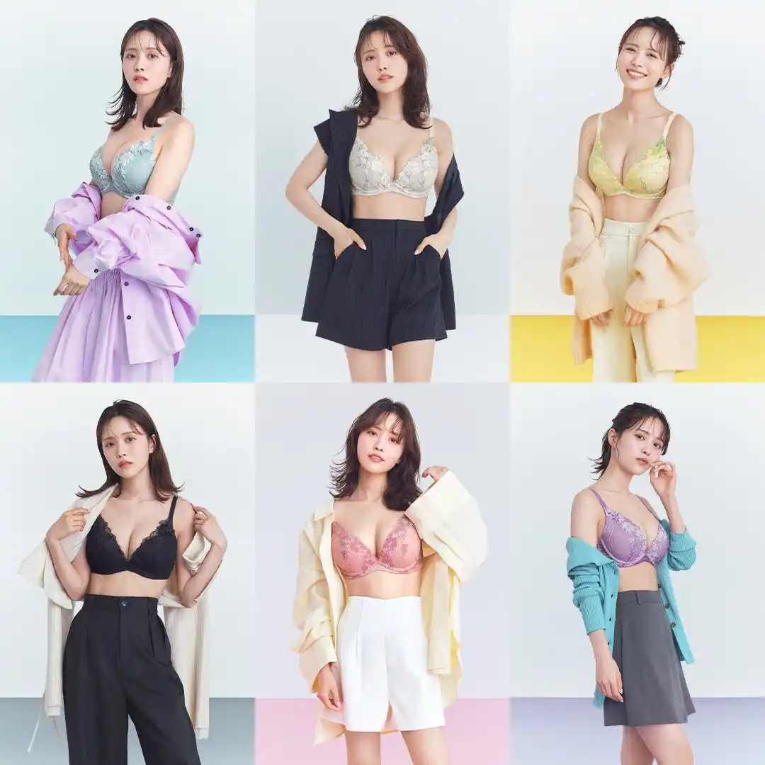 【トリンプ・インターナショナル・ジャパン株式会社】 色にときめく春が来る！今っぽカワイイ「ラブい谷間」指名買い！