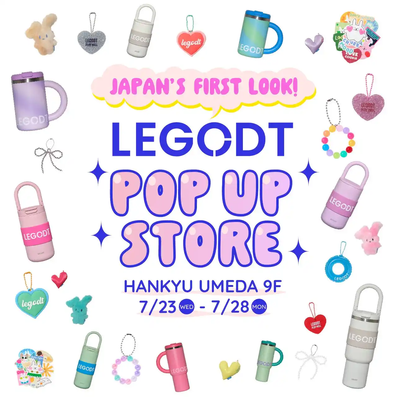 【日本初上陸】カスタマイズが話題の韓国発タンブラーブランド「LEGODT（レゴト）」が大阪・阪急うめだ本店にて期間限定POPUPを開催