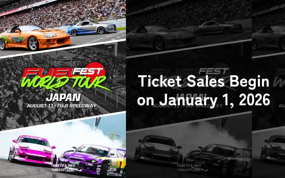 Ticket Sales Open for World-Renowned Car Event “FUELFEST JAPAN,” Welcoming ~20,000 Attendees