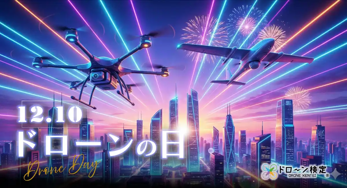 １２月１０日は「ドローンの日」　第63回試験受付のお知らせ
