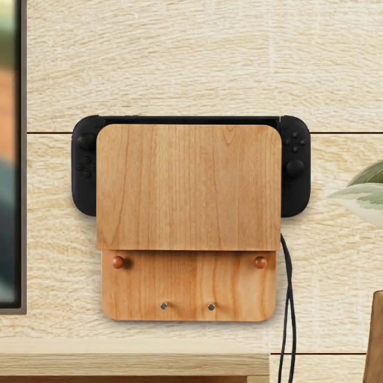 【KABEMONO】ゲーム機の置き場所問題を解決！木製・壁掛けの収納シェルフ【 switch2ケース 】を新たに販売いたします
