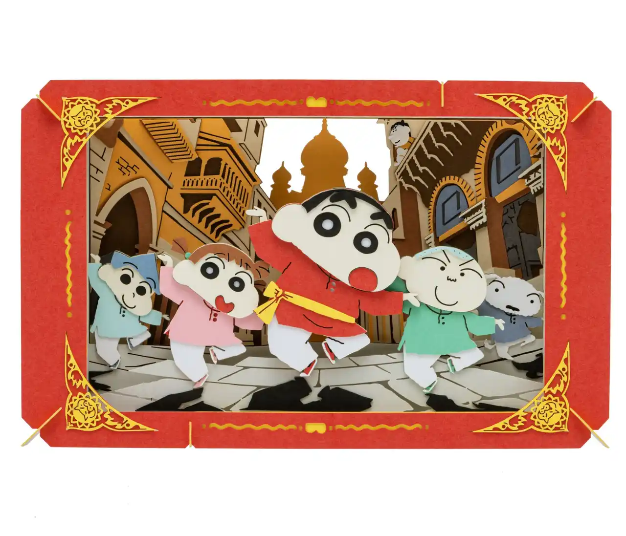 【株式会社エンスカイ】 映画の熱気をお部屋に！しんちゃんが飛び出す組み立てクラフトアート登場 「ペーパーシアター 映画クレヨンしんちゃん」発売