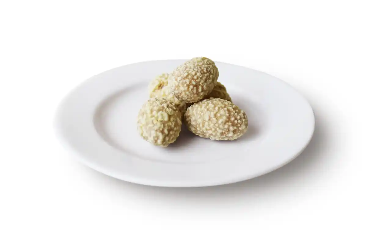 【株式会社　冨士屋製菓本舗】 「豆菓子はからだに優しい」のはるか上へ！大阪富田林のレモンの果皮と果汁で味付けした豆菓子。小麦粉・添加物不使用のカリカリサクサクの『おからアーモンド・レモン味』が誕生しました！