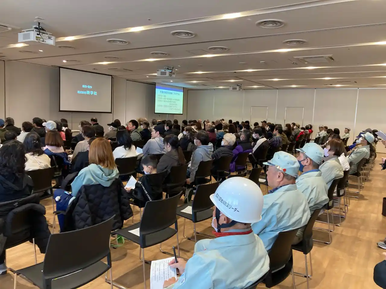 ガリレイグループ本社ビルにて大阪市西淀川区竹島地域と連携した大規模防災訓練を実施