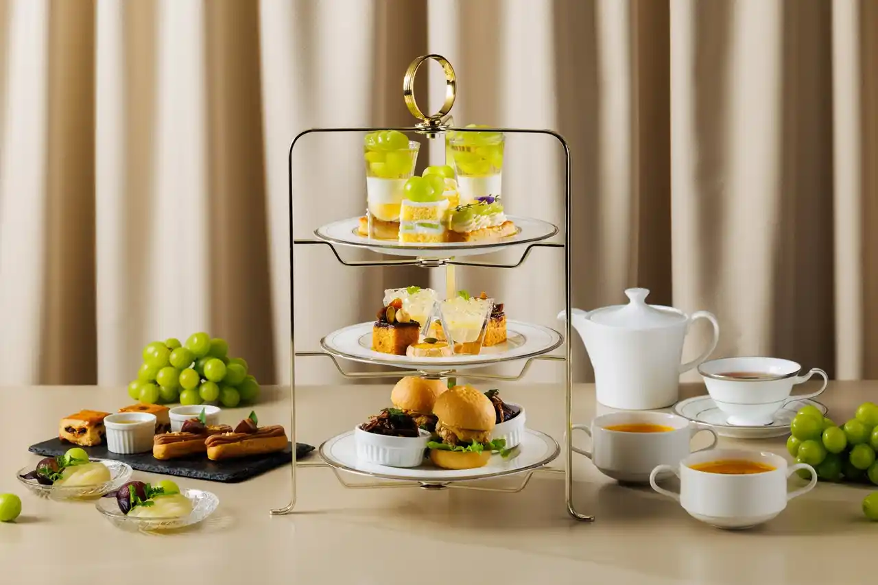 【ホテル日航立川 東京】「シャインマスカットと秋の味覚のアフタヌーンティー」8月24日より予約受付開始