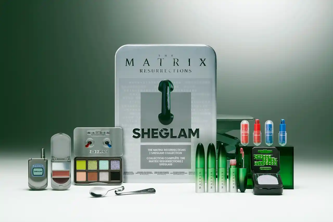 【SHEIN JAPAN 株式会社】 SHEGLAMから、映画『マトリックス レザレクションズ』とのコラボコレクション「The Matrix Resurrections｜SHEGLAM Collection」が7月30日より新発売！