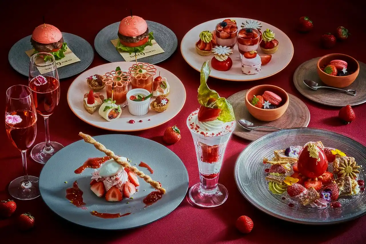 【品川プリンスホテル】冬のアフタヌーンティースイーツコース『Strawberry Mode～甘美をまとうモードな午後～』を販売